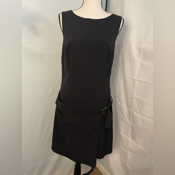Laundry by Shelli Segal Elegant Black Sleeveless‎ Dress Size 8 - Picture 1 of 14